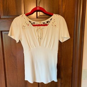 White Free People top